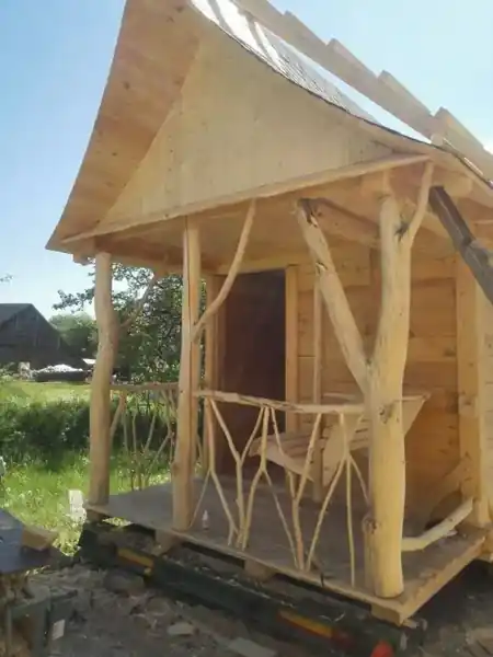 Pierwsza sauna z bliska